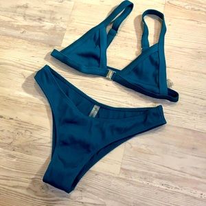 NEW ZAFUL Bikini size Medium deep turquoise